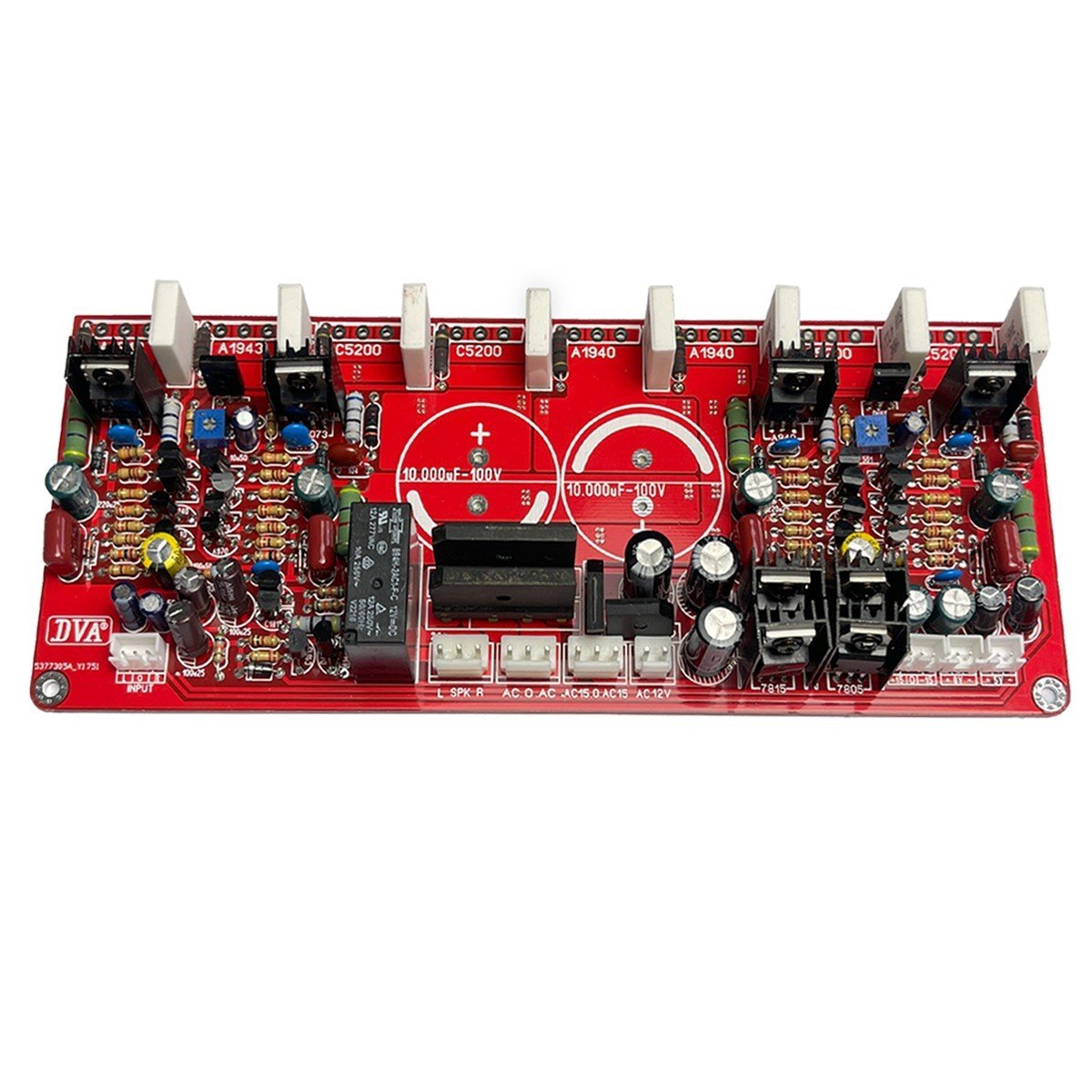 Mạch công suất 8 sò stereo DVA