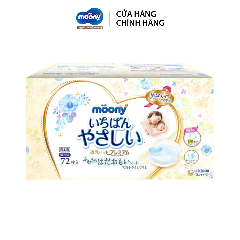Miếng lót thấm sữa Moony cho mẹ 72 miếng/hộp