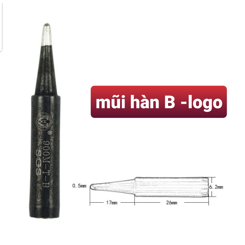 Mũi hàn tq 936, 908, 806 -900m Cao Cấp