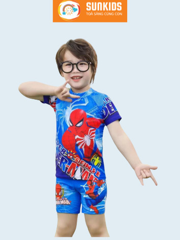 Bộ Đồ Bơi Rời Hình Siêu Nhân Cho Bé Trai