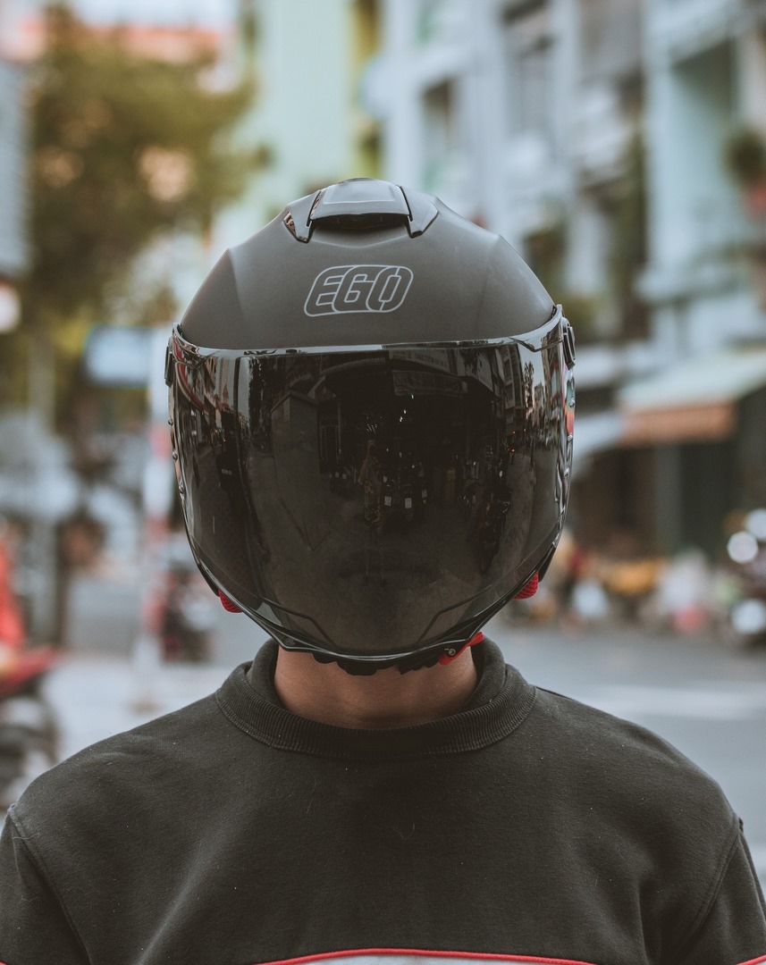 [CHÍNH HÃNG] MŨ BẢO HIỂM 3/4 EGO E-3 ĐEN NHÁM
