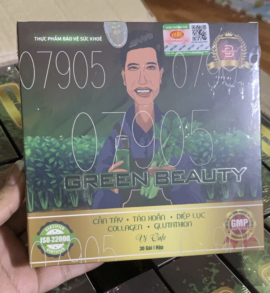 GREEN BEAUTY CẦN TÂY CÀ PHÊ TAN MỠ 3-5KG