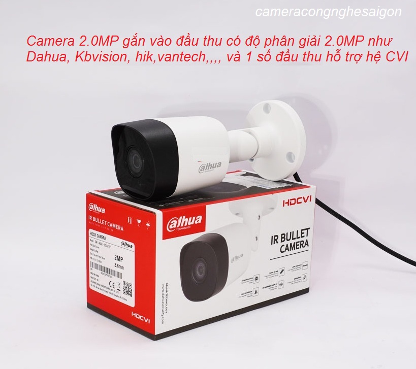 Camera quan sát 2.0MP Dahua HAC-B1A21P, Q122