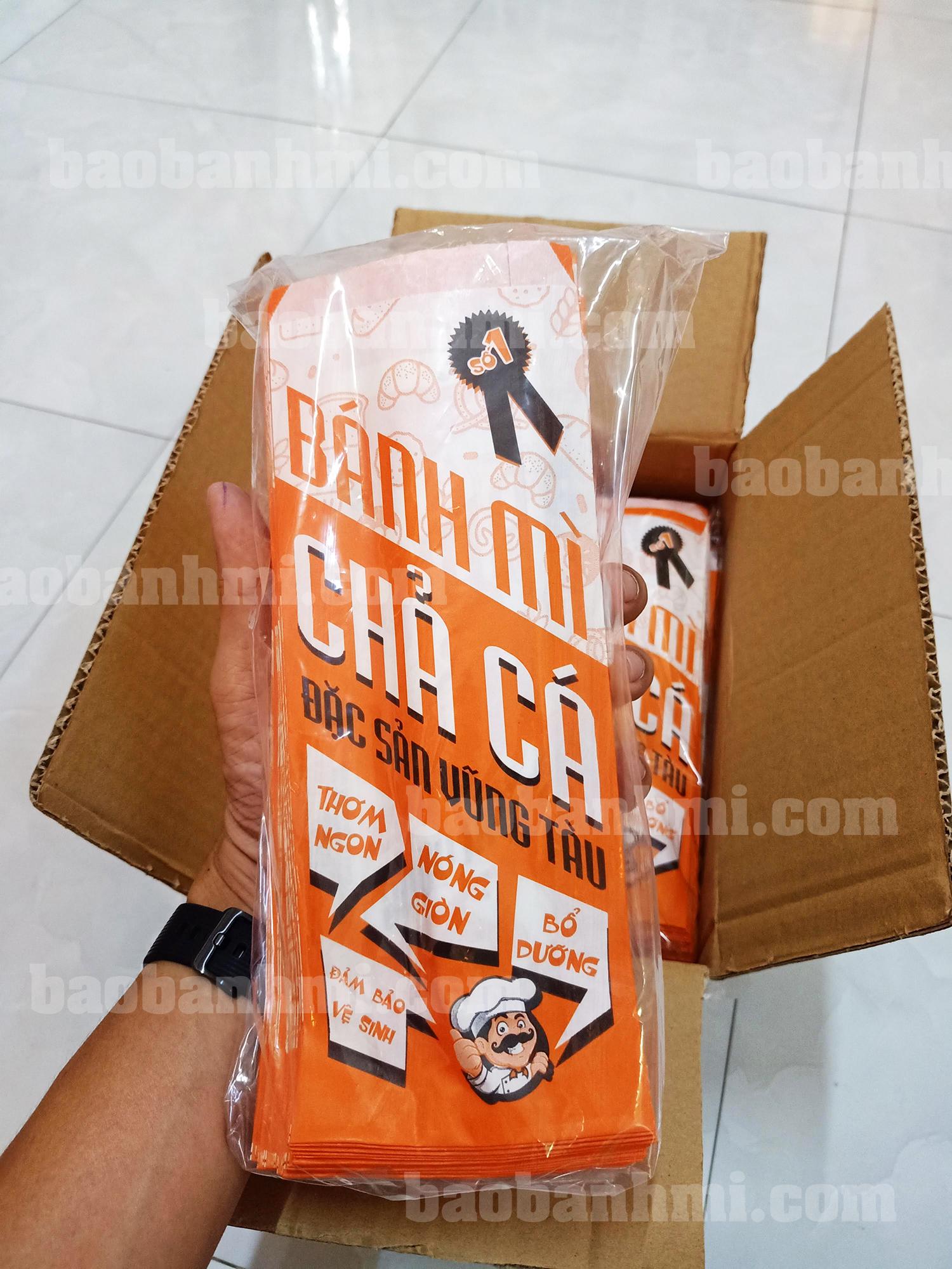 Bao và túi bánh mì chả cá TCD01 - Thùng 1000 túi