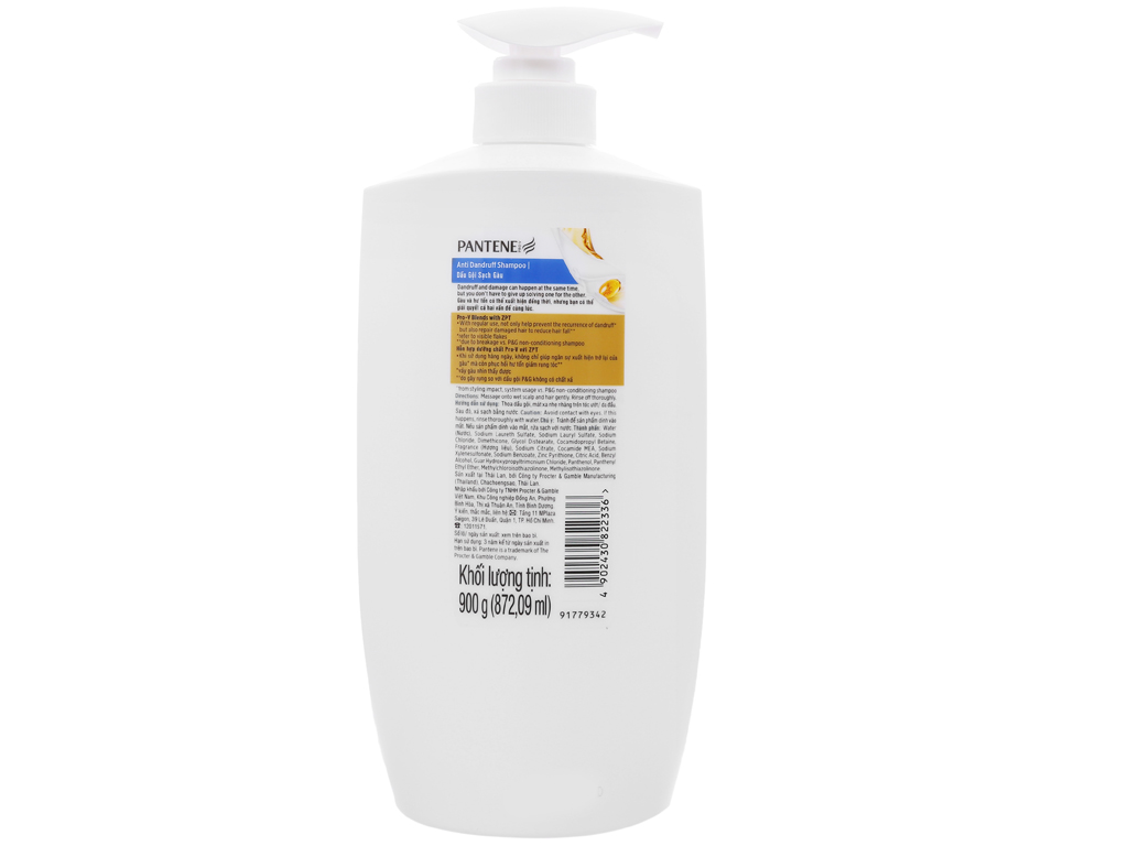 [HCM]Dầu gội Pantene sạch gàu 900ml