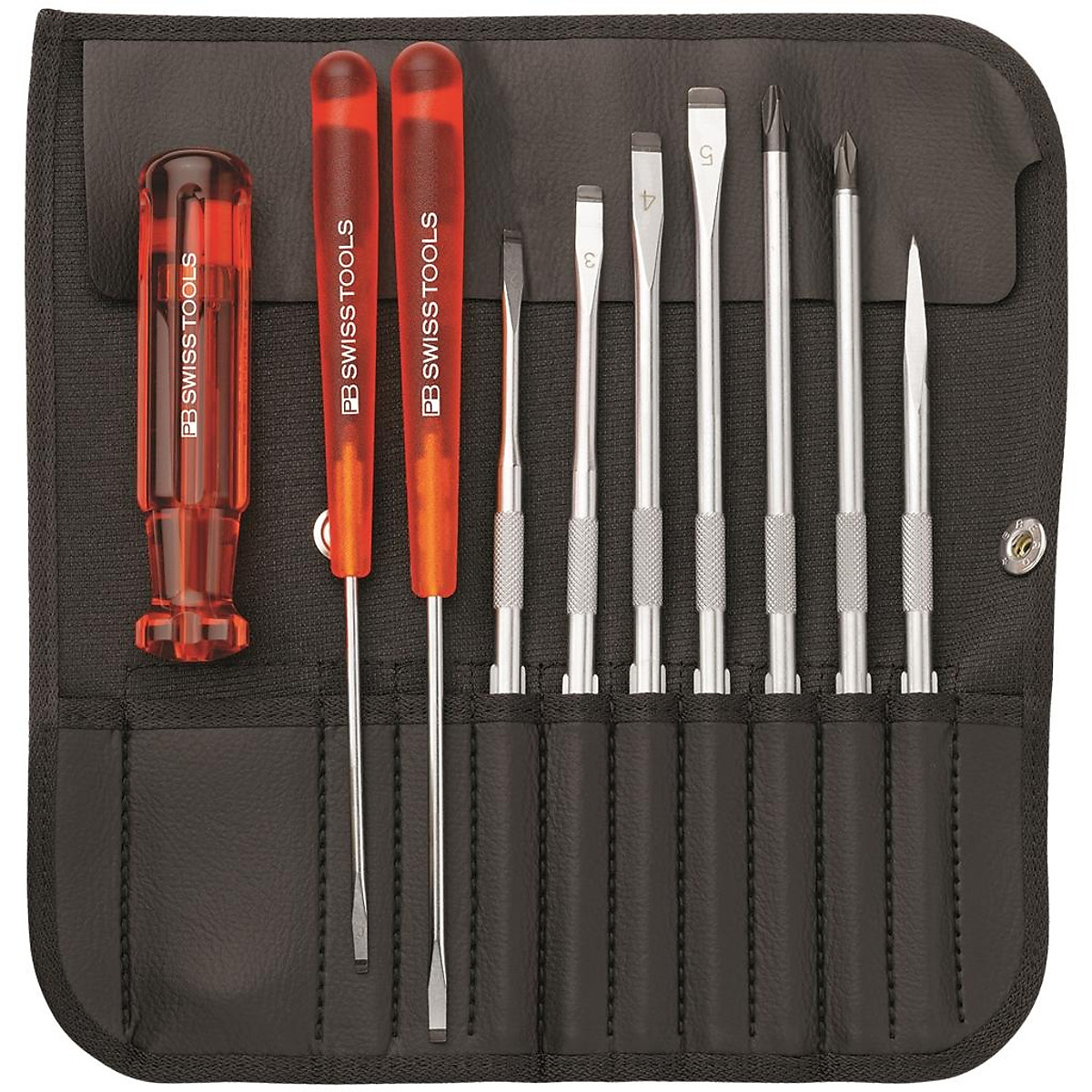 Bộ tua vít cán classic đựng trong bao da pb 215.l 25 pb swiss tools - hàng chính hãng 100% từ thụy sĩ