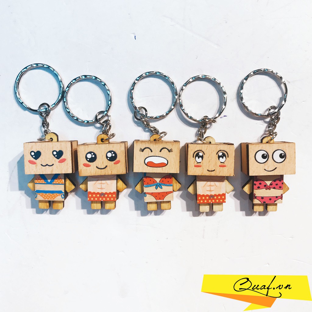 [NEW] Móc khóa danbo sắc thái mới, in màu UV
