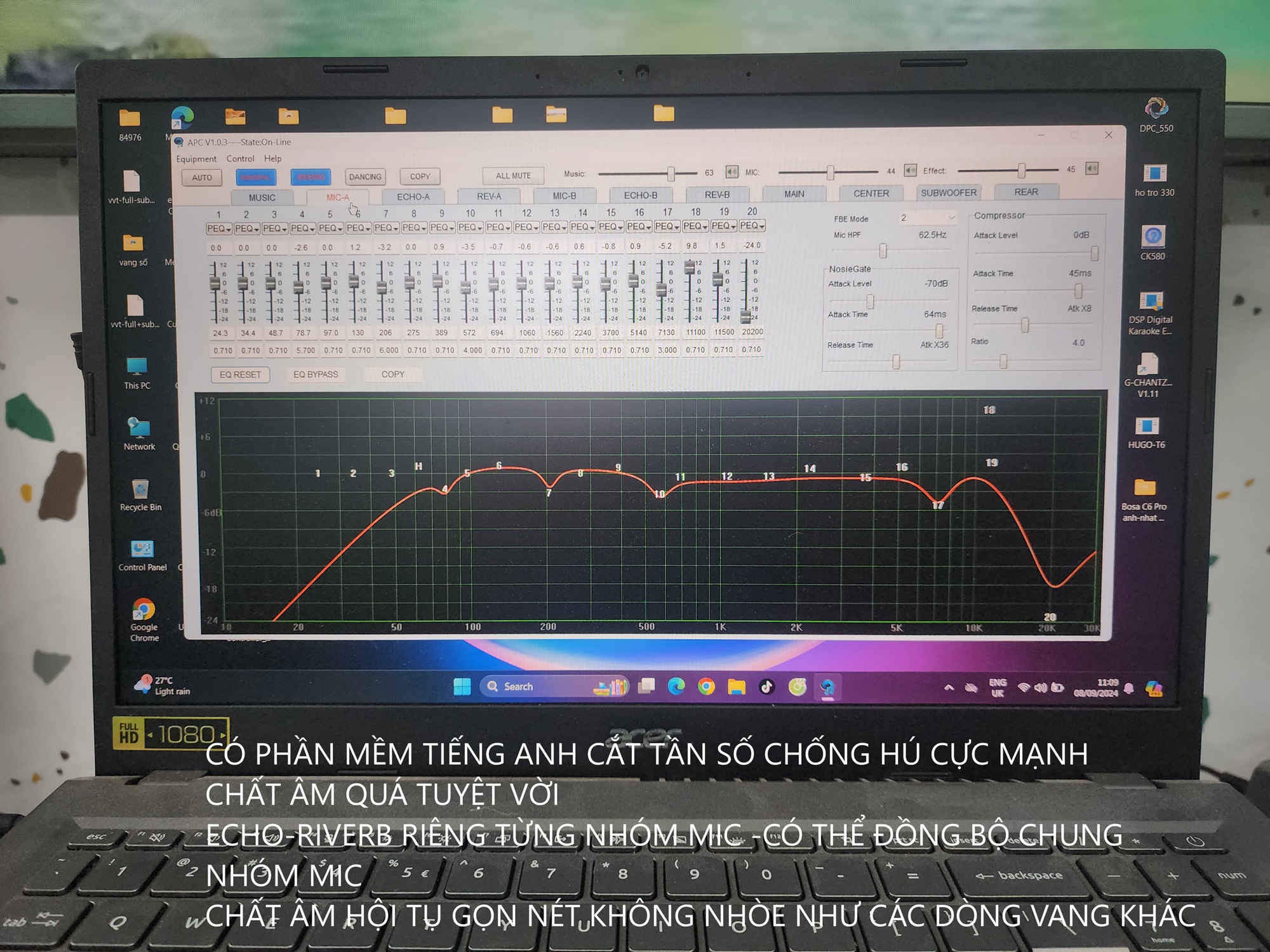 Vang số (BÃI) cao cấp karaoke - HUGO- XỊN XÒ