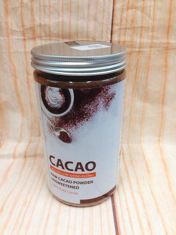 Hộp Bột Cacao Nguyên Chất Không Đường (440g)