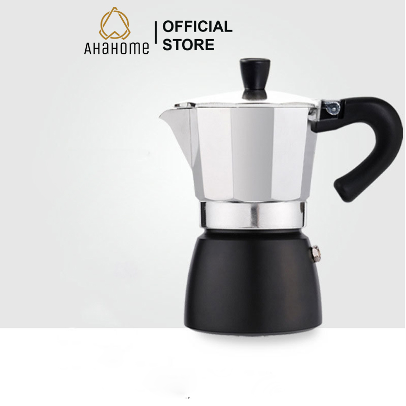 Ấm pha coffee cà phê moka AHAHOME espresso kiểu ý tại nhà