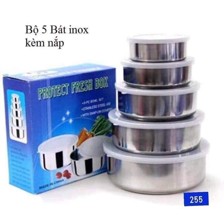 Bộ thố 5 cái bằng inox
