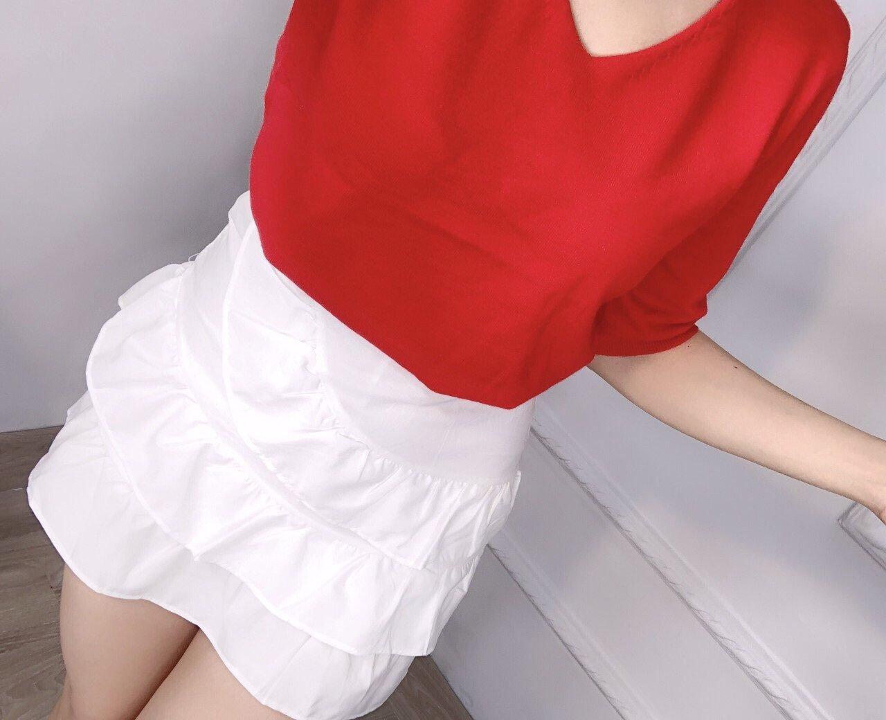 Áo Len Gân Cổ Tim Dễ Thương (Có Hình Thật)