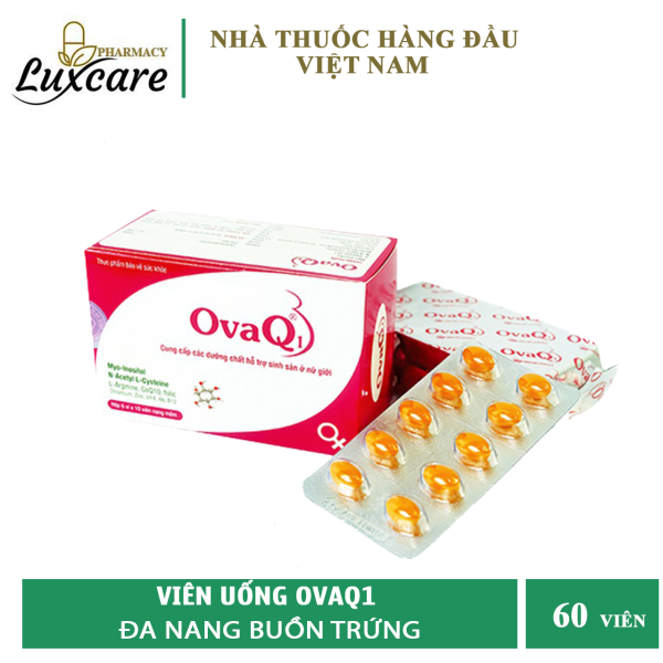 [HCM]OvaQ1 - Đa Nang Buồng Trứng (Hộp 60 viên)