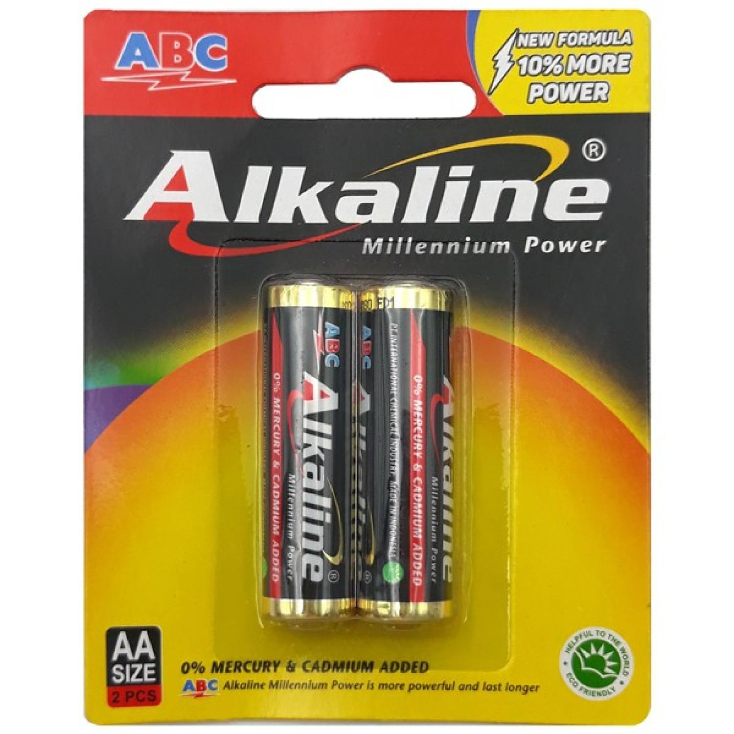 PIN TIỂU AA 1,5V THƯƠNG HIỆU ABC (2 viên/vỉ)