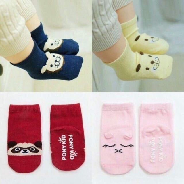 Set 3 đôi Tất / vớ pony kid cho bé chống trượt