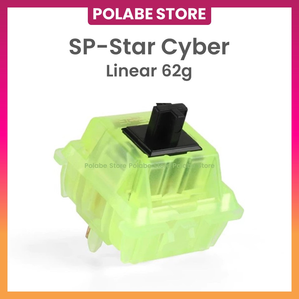 Sp-star luminous cyber linear switch sp-star cyber sp star cyber sp star luminous công tắc bàn phím cơ - polabe store