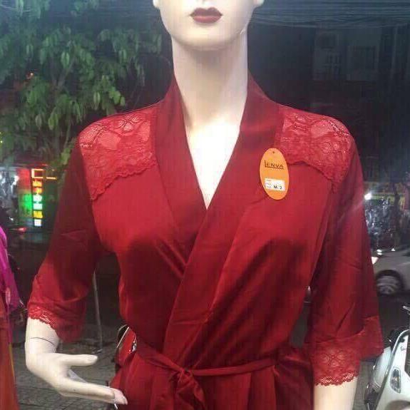 Áo choàng Lụa Satin Cao Cấp cho Nữ