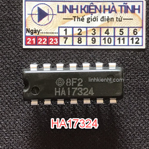 Ic khuếch đại tín hiệu ha17324 ha17324a 17324 dip-14 áp max 32v