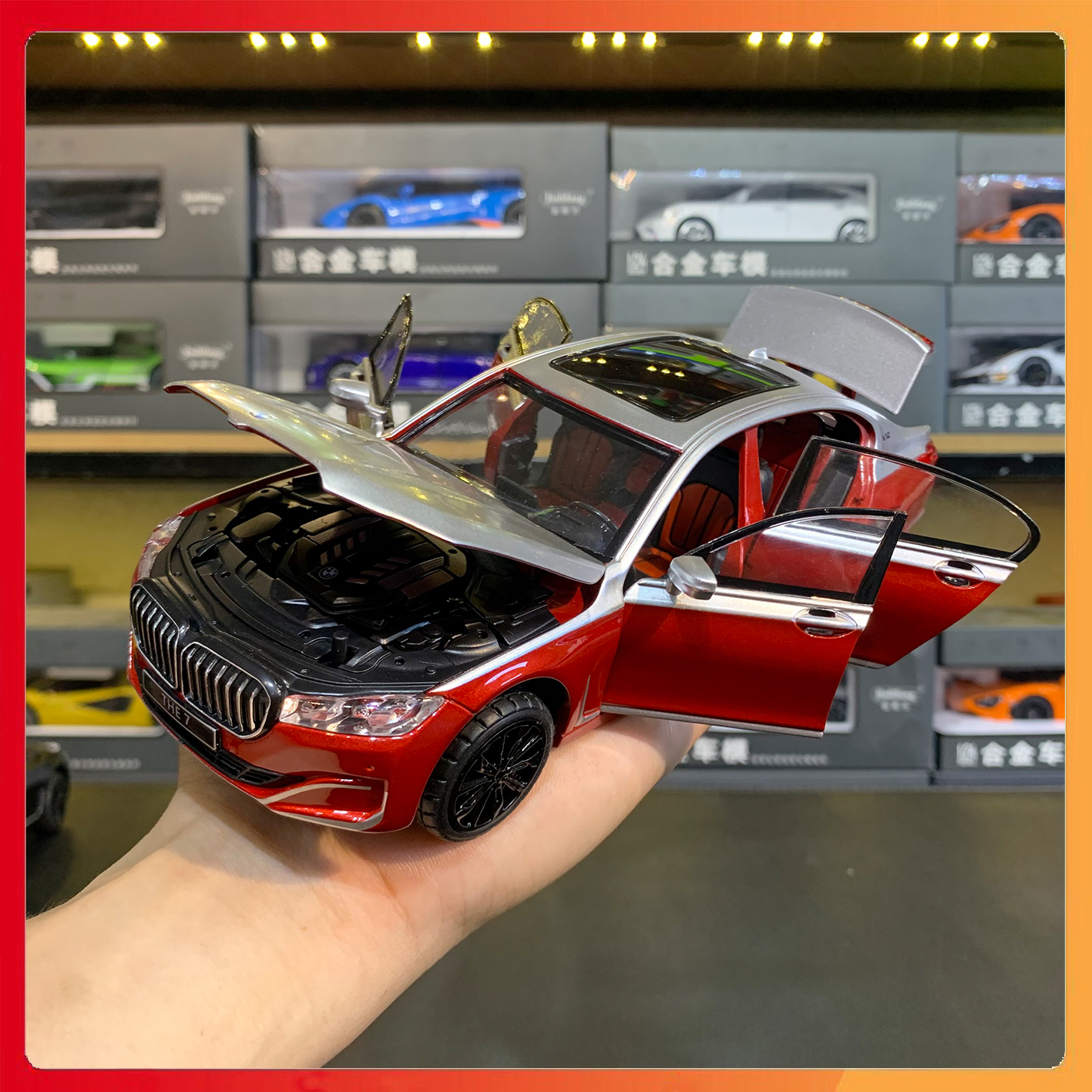 Mô hình xe BMW 760Li tỉ lệ 1:24 CHIMEI