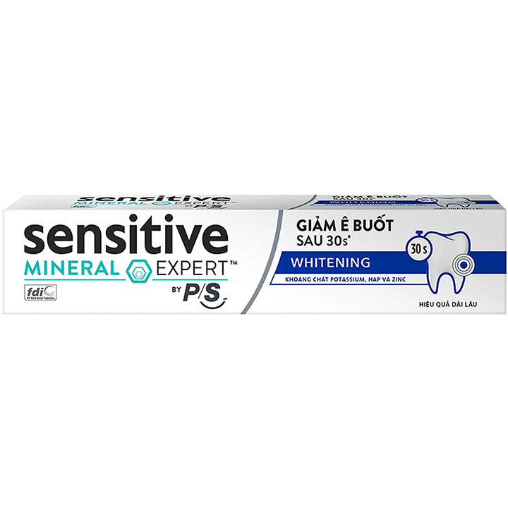 Kem Đánh Răng Sensitive Expert By P/S Whitening Trắng Răng 100g