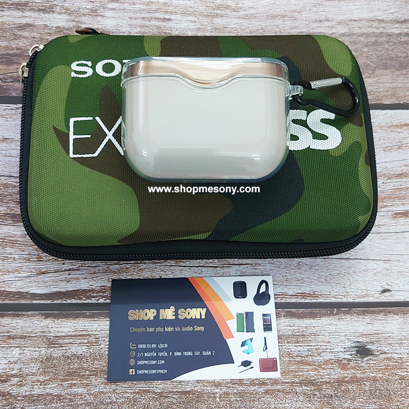 Case ốp trong suốt Sony WF 1000XM3 (kèm móc khóa)
