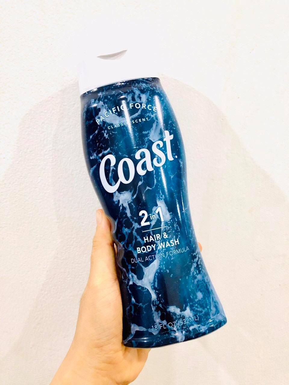 Sữa Tắm Gội Cho Nam Coast Classic Pacific Force Scent 532ml