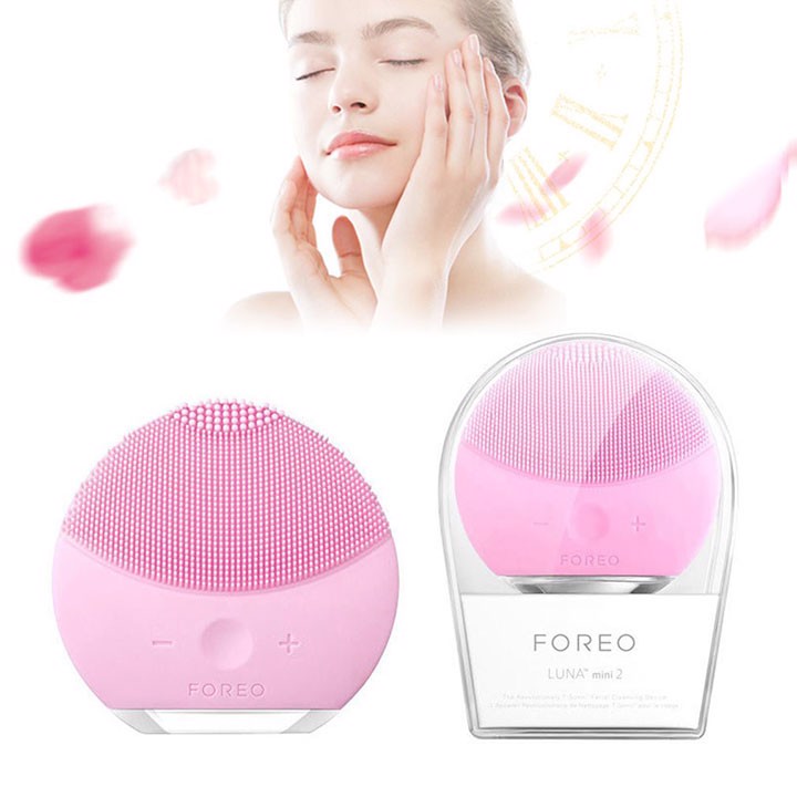 [ Xả Hàng Sale 50%] Máy Rửa Mặt Foreo Luna Mini 2 Chinh Hãng Máy Rửa Mặt Massage Da Mặt Silicon Kháng Khuẩn Máy Rửa Mặt Foreo Luna Mini 2 Massage Mặt Giúp Làn Da Chị Em Khỏe - Trắng Đẹp Hơn.