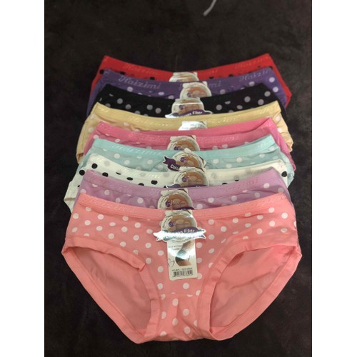 Combo 10 quần lót nữ chấm bi cho nữ dưới 52kg