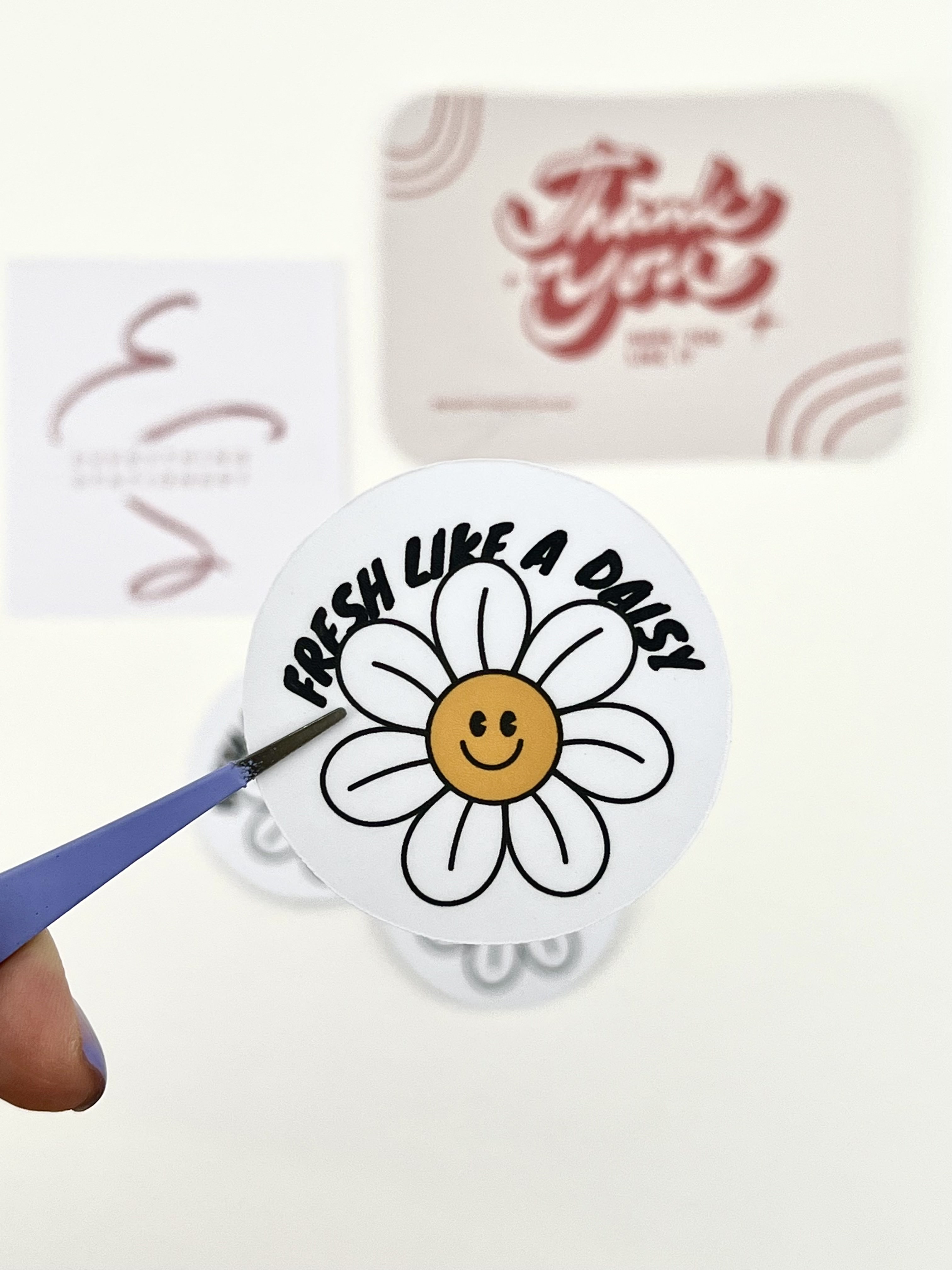 Waterproof Sticker - Fresh Like A Daisy