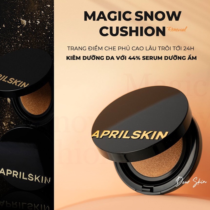 Phấn Nước Aprilskin Magic Snow Cushion (Phiên Bản Mới 2022)
