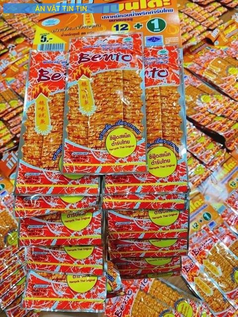 Mực bento Thái lan Lốc 13 gói(5g/ gói)