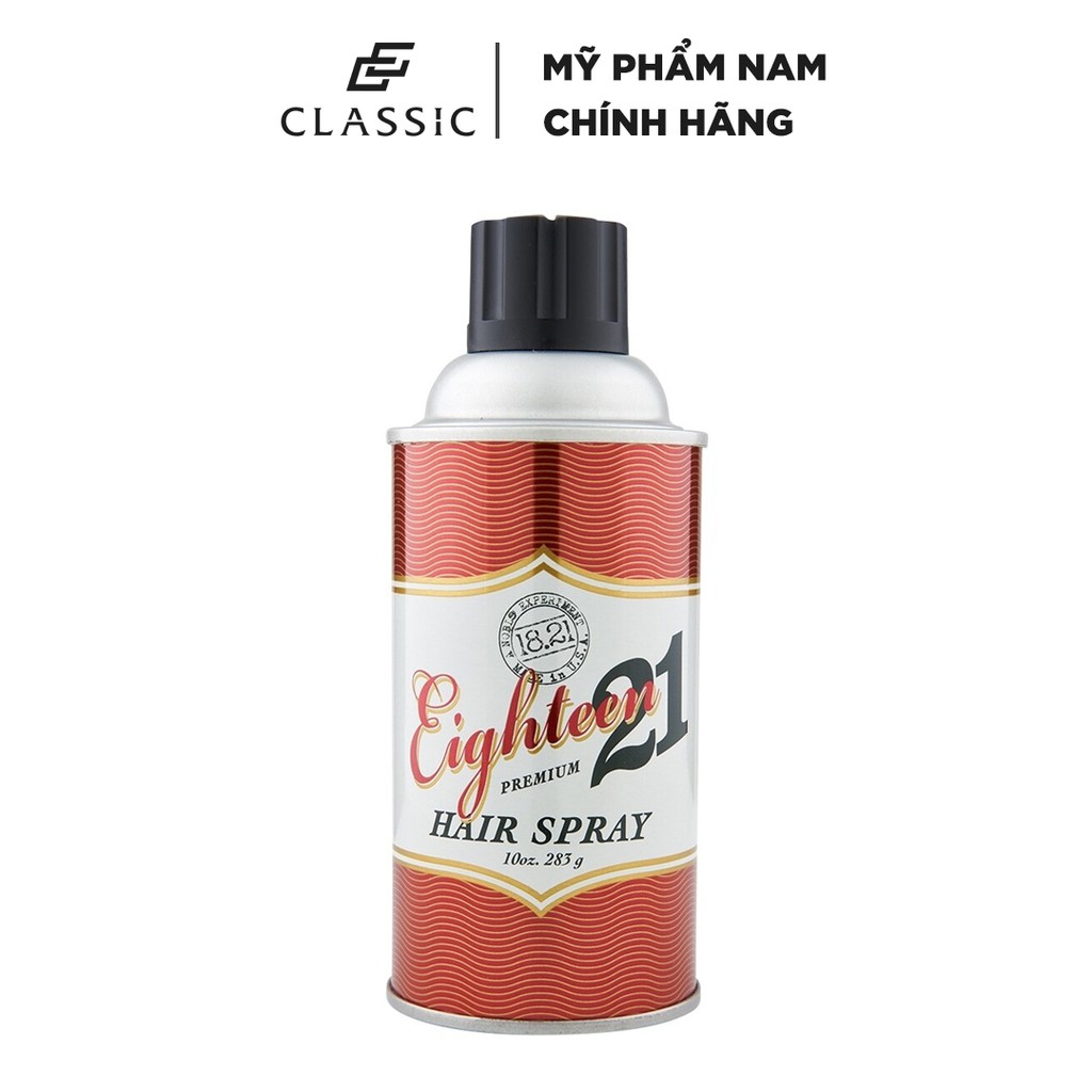 Gôm xịt giữ nếp 18.21 man made premium hair spray