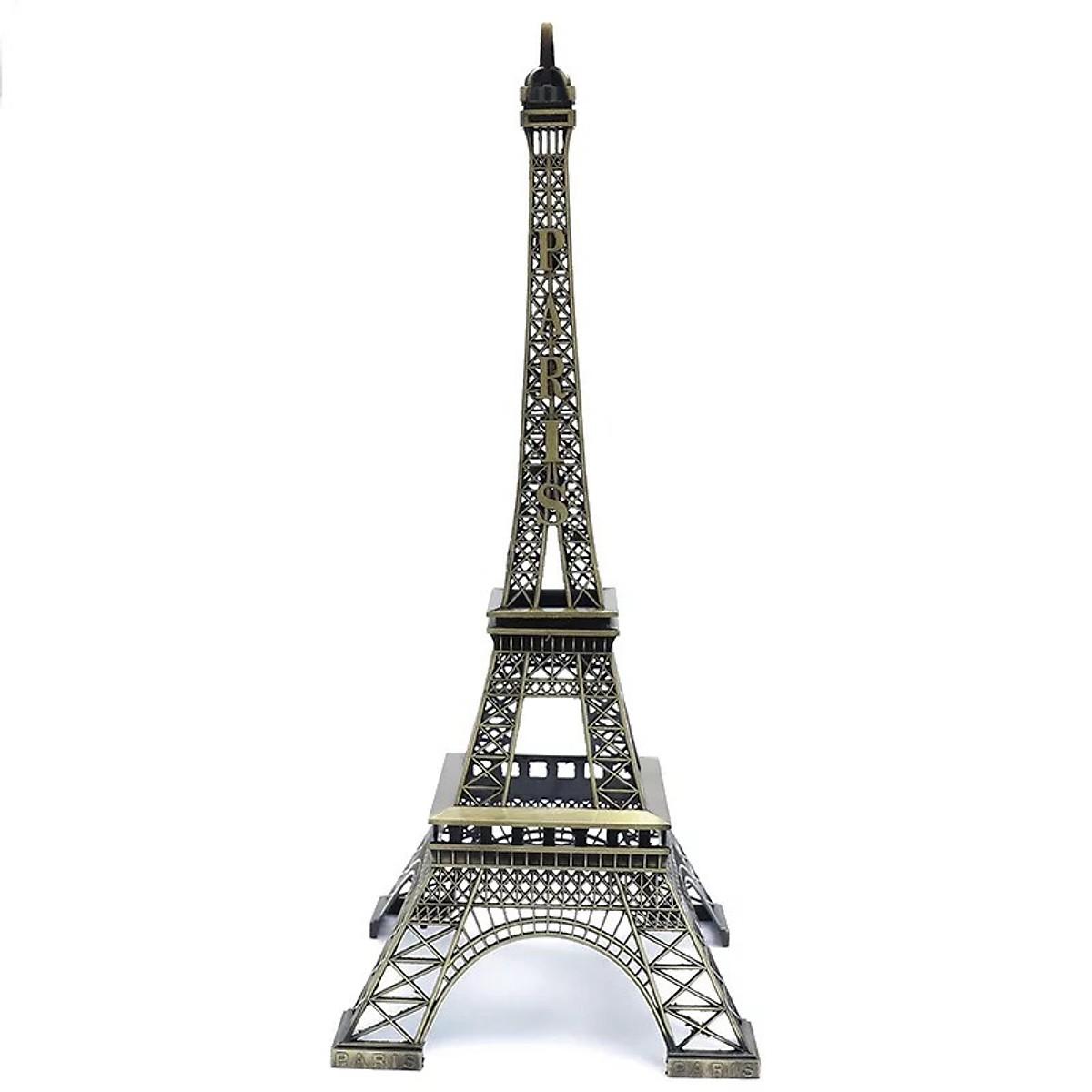 Mô hình Tháp Eiffel bằng Thép Không Gỉ size 22cm