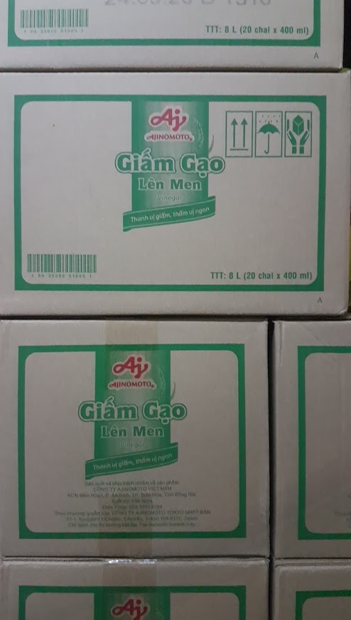 Giấm gạo lên men Ajinomoto chai (400ml)