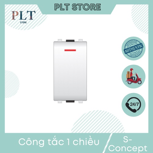 Công tắc 1 chiều 16A SINO SCS/S dòng S-CONCEPT