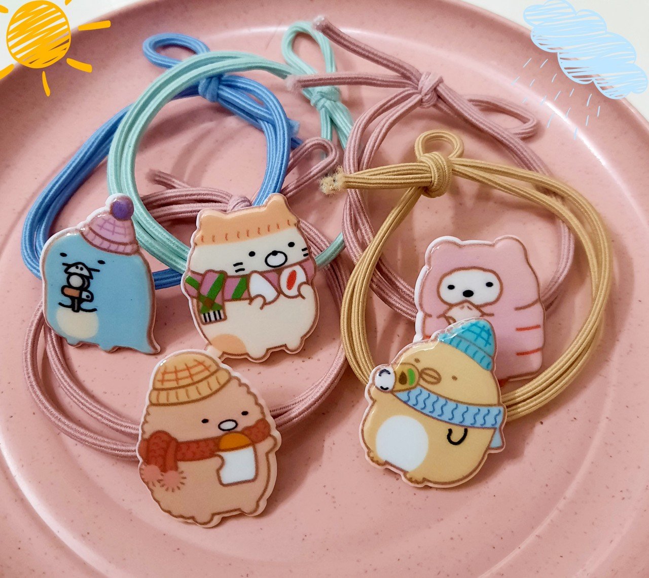 DÂY CỘT TÓC CƠM NẮM CUTE