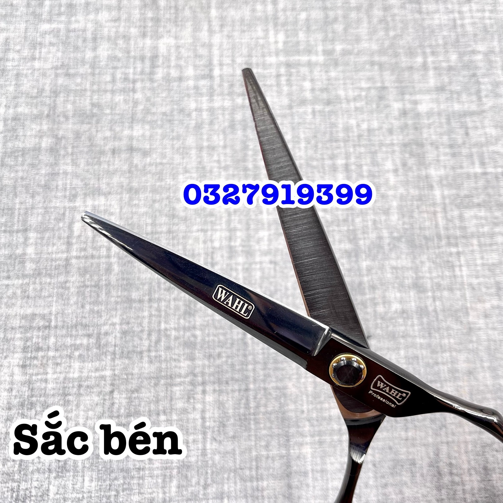 WAHL Kéo Cắt Tỉa Tóc Cao Cấp 6.0 in Thép Nhật S440 Độ Cứng Trên 62HRC Chất Lượng Tốt Nhất ( WAHL 38Đ )