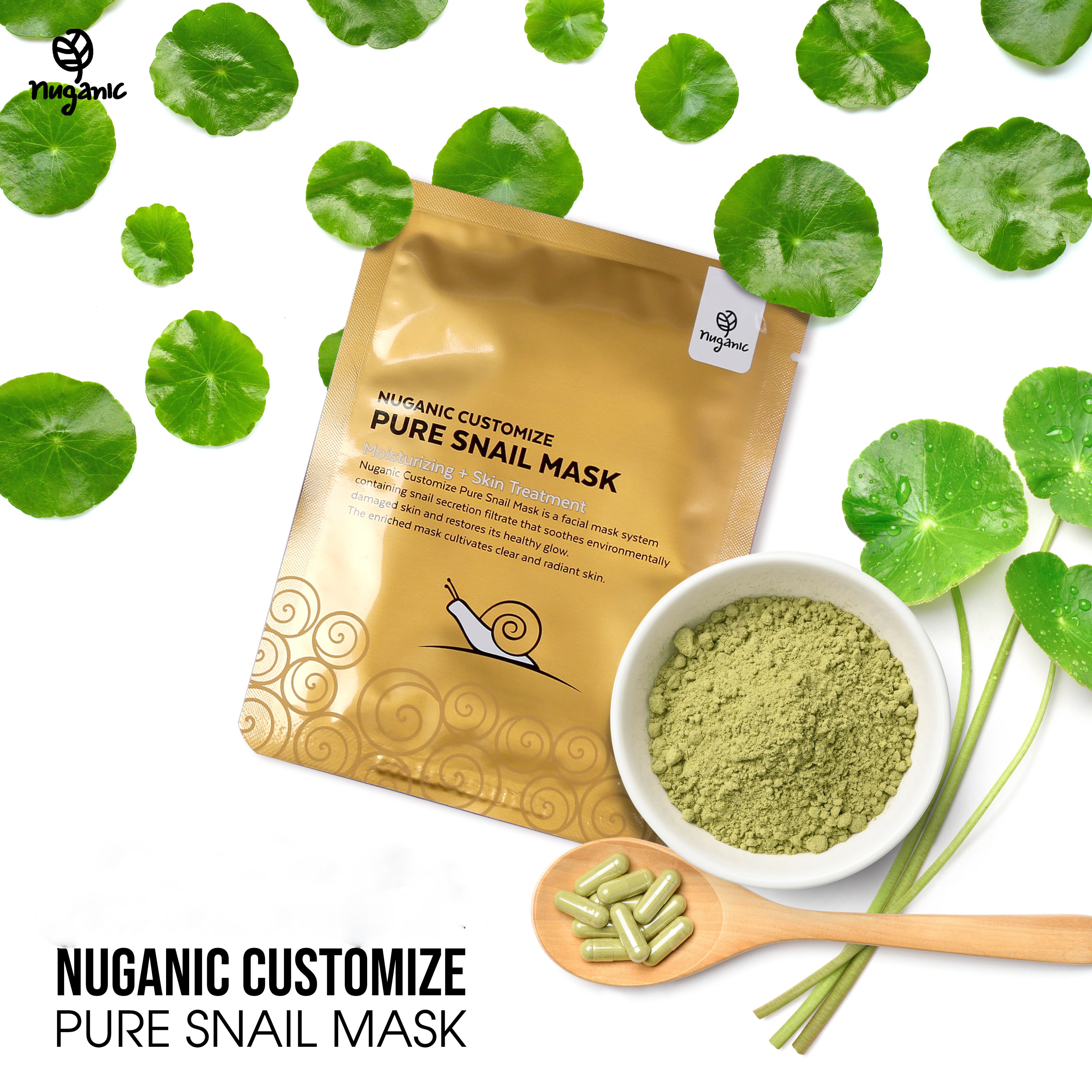 [Chính hãng] Mặt nạ Nuganic Customize Pure Snail Mask