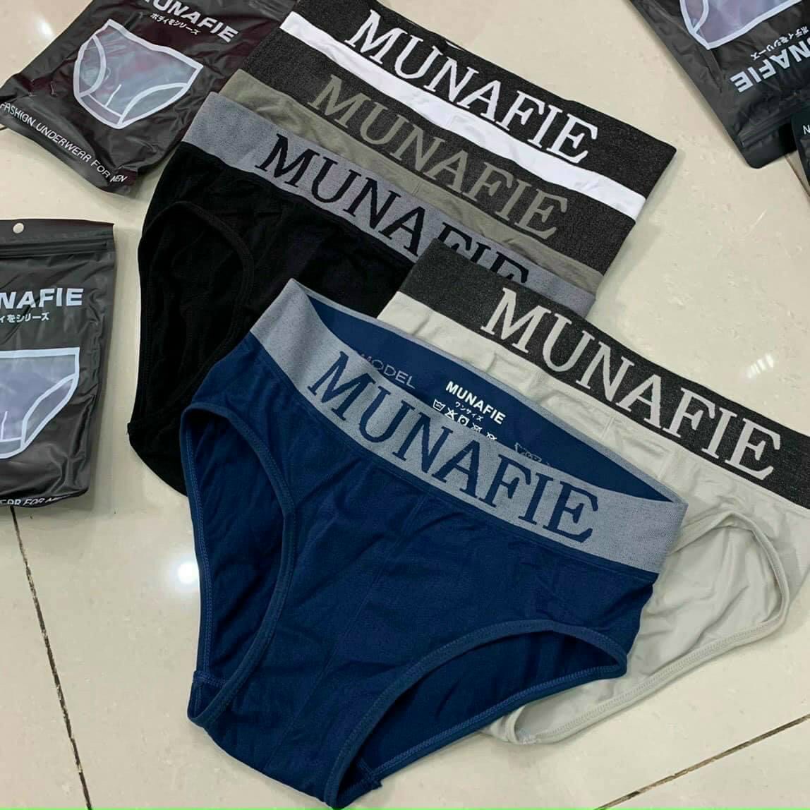 [HCM]COMBO 5 QUẦN SỊP DỆT NAM MUNAFIE TRƠN 8052
