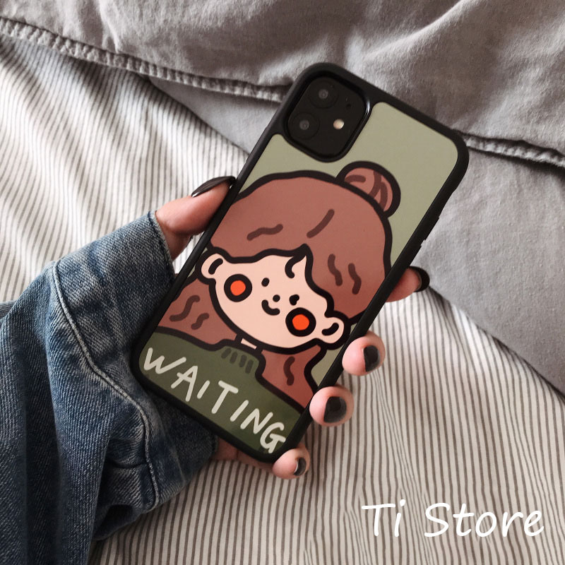 [HCM]Ốp Lưng Girl Waiting iPhone | Từ 6 đến 12 Pro Max | [ TI STORE ]