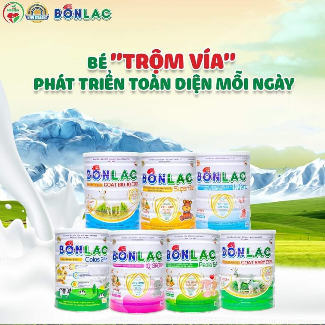 BONLAC GOAT BIO – IQ COOL LUXURY 900g (sữa dê)