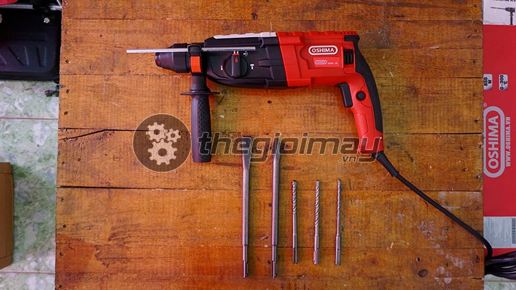 [HCM]Máy khoan đục 3 chức năng Oshima K3CN28