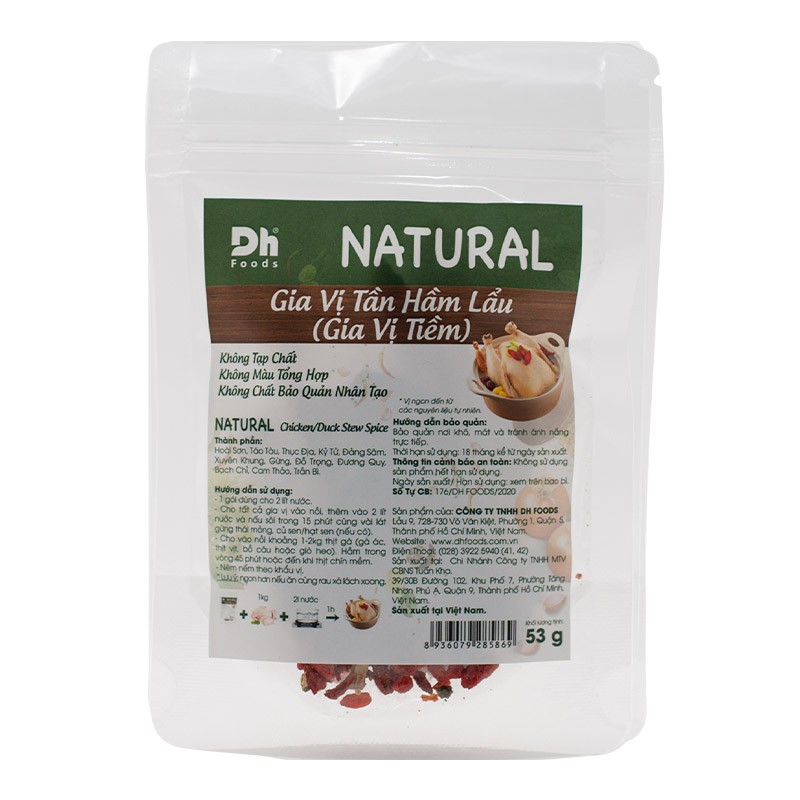 NATURAL GIA VỊ TẦN HẦM LẨU