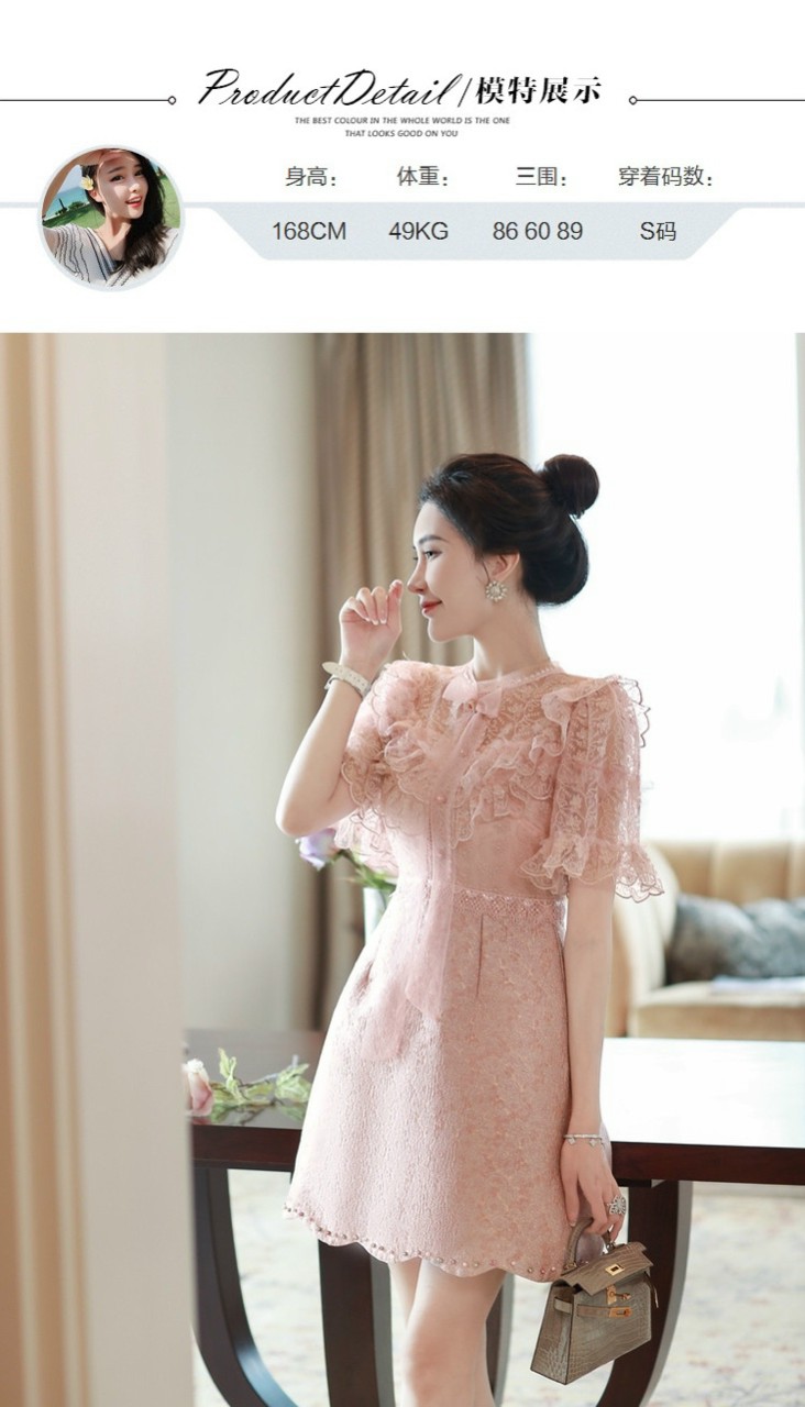 ĐẦM Lady REN PHỐI GẤM CAO CẤP và Sang Chảnh