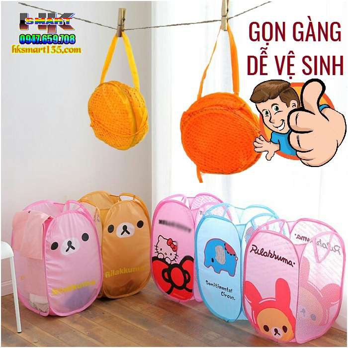 Giỏ lưới đựng đồ đa năng gấp gọn