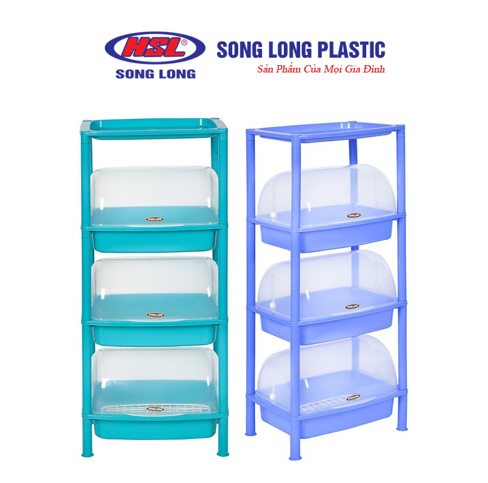 Kệ Lồng Đựng Bát Đĩa, kệ úp bát SongLongPlasticHD