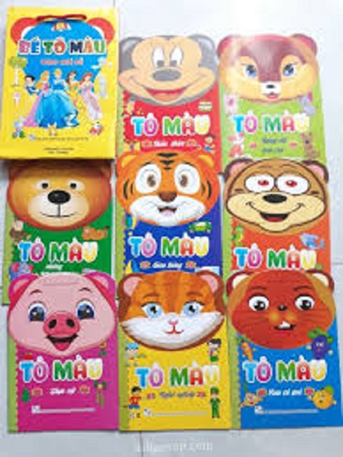 Sách Tô Màu 8 Cuốn