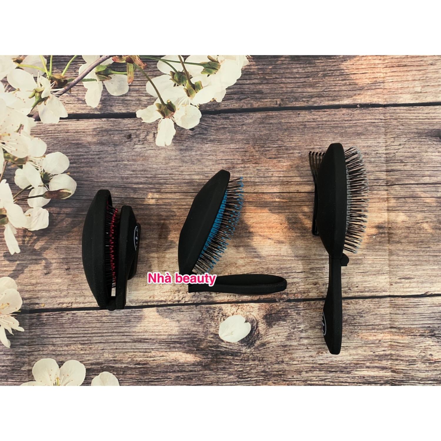 Lược chải tóc gấp gọn full size Wet brush Pop fold Professonal