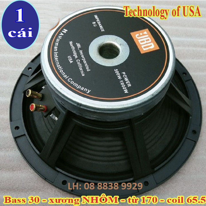 CỦ BASS 30 BL KHUNG NHÔM CÔN 65MM CAO CẤP - GIÁ 1 LOA