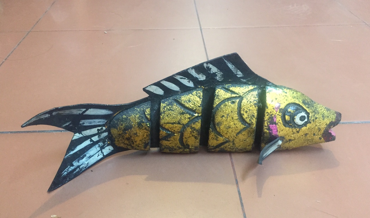 Cá gỗ sơn mài ( 28*12*6cm )